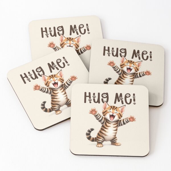 Item preview, Hug me! Cute kitten designed and sold by FatBirdie.