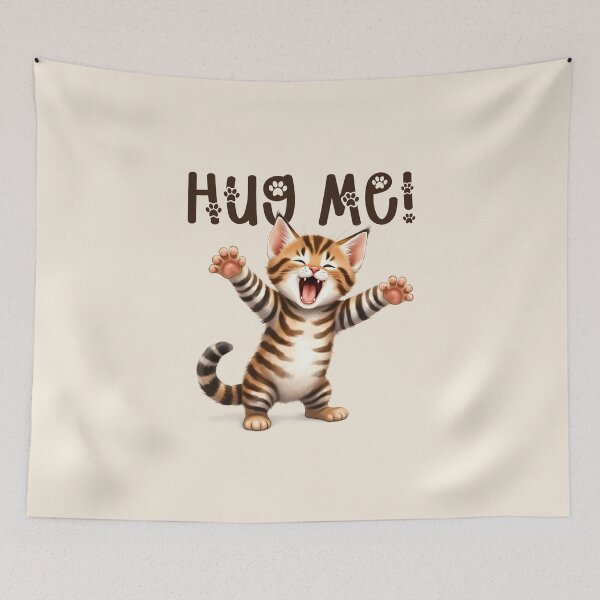 Item preview, Hug me! Cute kitten designed and sold by FatBirdie.