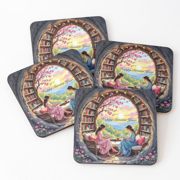Item preview, Happy Service Year, Scenic Study designed and sold by IvaRenee.