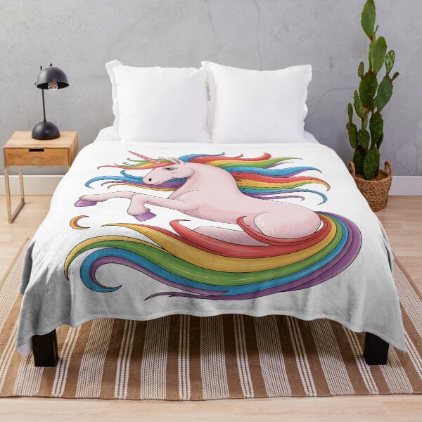 Artikelvorschau, Regenbogenmähne Majestätische Einhornkunst entworfen und verkauft von CraftStudioCo.