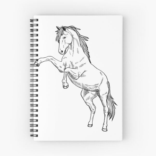 Item preview, woodcut horse designed and sold by Kirsten Tjelmeland.