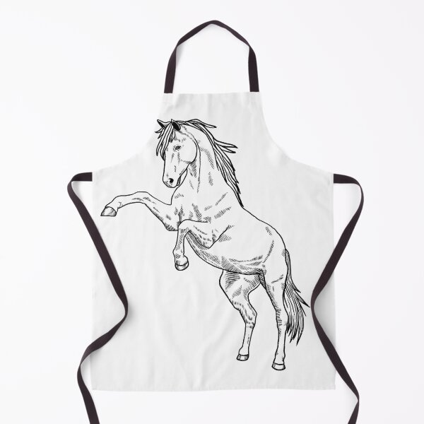 Item preview, woodcut horse designed and sold by Kirsten Tjelmeland.