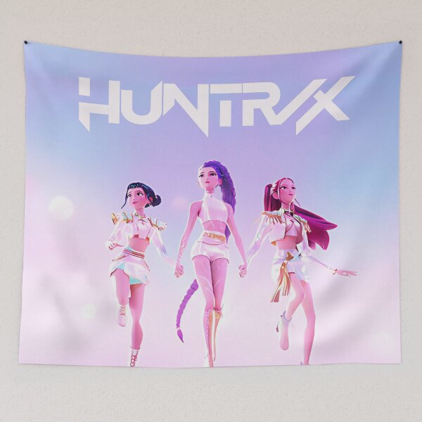 Item preview, Huntrix Kpop Demon Hunters Movie Poster, KPDH, Saja Boys, Huntr/x, Rumi, Mira, Zoey designed and sold by matchakpop.
