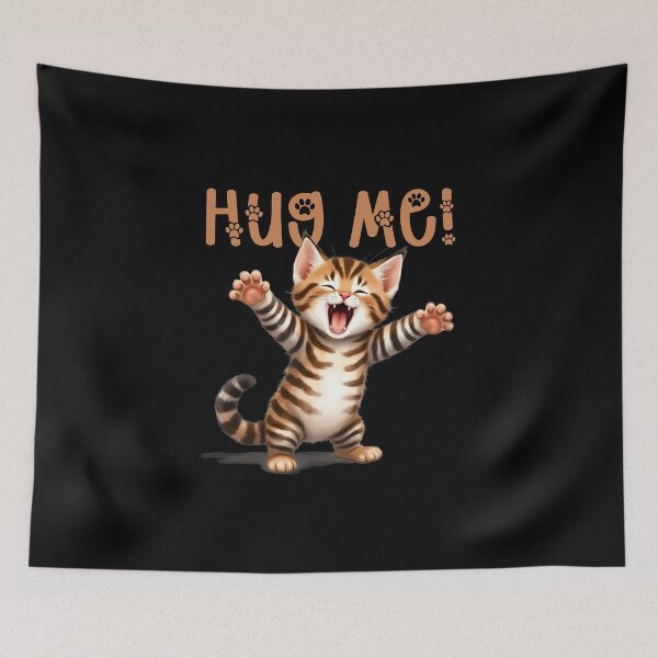 Item preview, Hug me! Cute kitten designed and sold by FatBirdie.