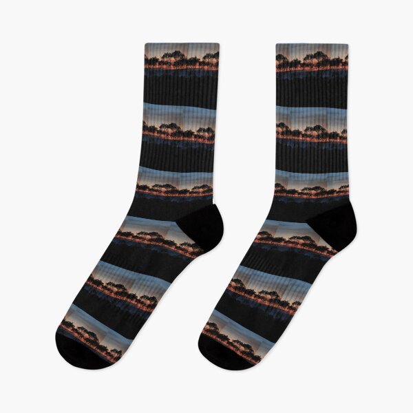Item preview, Gulf view through the trees at sunset designed and sold by imaginethis.