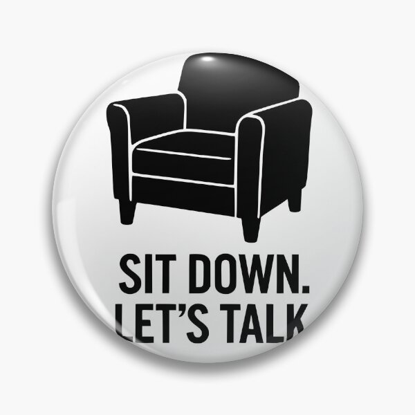 Item preview, Gestalt Therapy Armchair – Sit Down Let’s Talk designed and sold by GestaltTees.