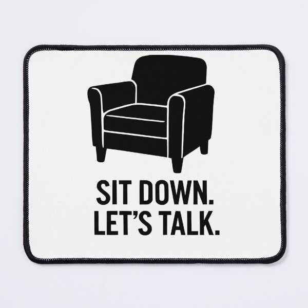 Item preview, Gestalt Therapy Armchair – Sit Down Let’s Talk designed and sold by GestaltTees.
