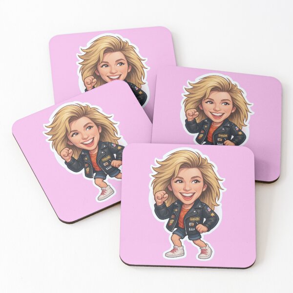 Item preview, Debbie Gibson Bobblehead Die-Cut Sticker designed and sold by CleverCulture.