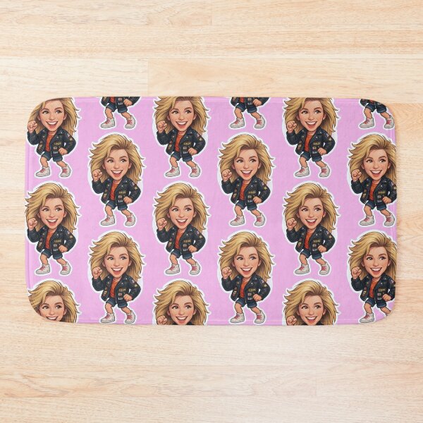 Item preview, Debbie Gibson Bobblehead Die-Cut Sticker designed and sold by CleverCulture.