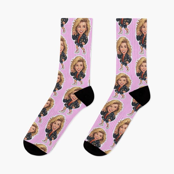 Item preview, Debbie Gibson Bobblehead Die-Cut Sticker designed and sold by CleverCulture.