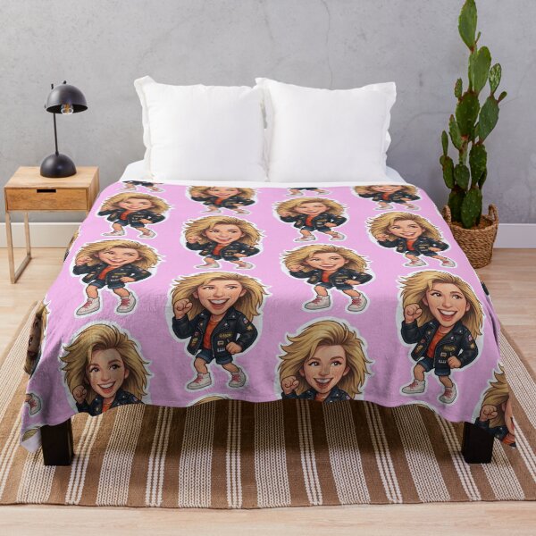 Item preview, Debbie Gibson Bobblehead Die-Cut Sticker designed and sold by CleverCulture.