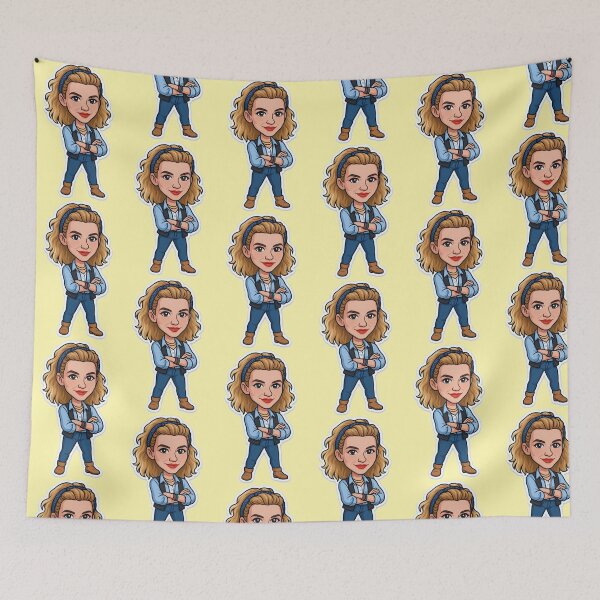 Item preview,  Debbie Gibson Bobblehead Die-Cut Sticker designed and sold by CleverCulture.