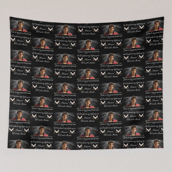 Item preview, Blessed Carlo Acutis Pray For Us First Millenial Saint Servant Of God Quote Gift designed and sold by RohanDaho.