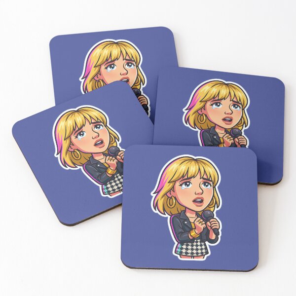 Item preview, Debbie Gibson Bobblehead Die-Cut Sticker designed and sold by CleverCulture.