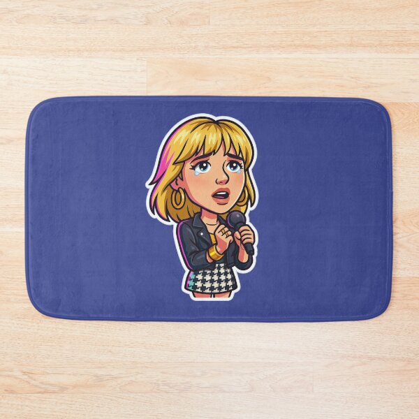 Item preview, Debbie Gibson Bobblehead Die-Cut Sticker designed and sold by CleverCulture.
