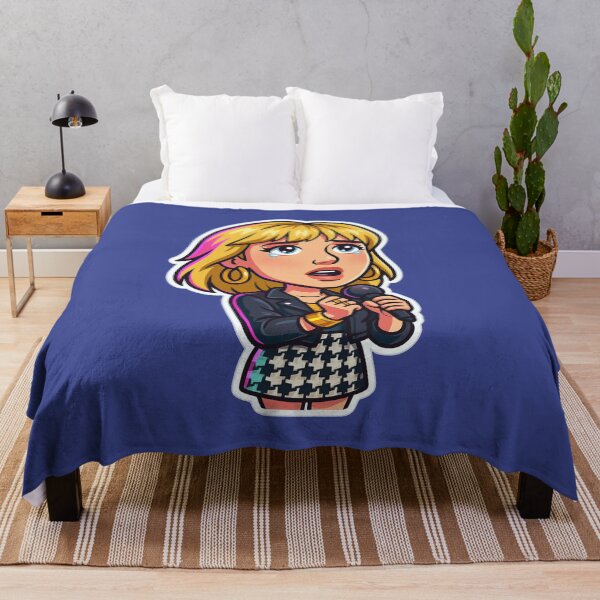 Item preview, Debbie Gibson Bobblehead Die-Cut Sticker designed and sold by CleverCulture.