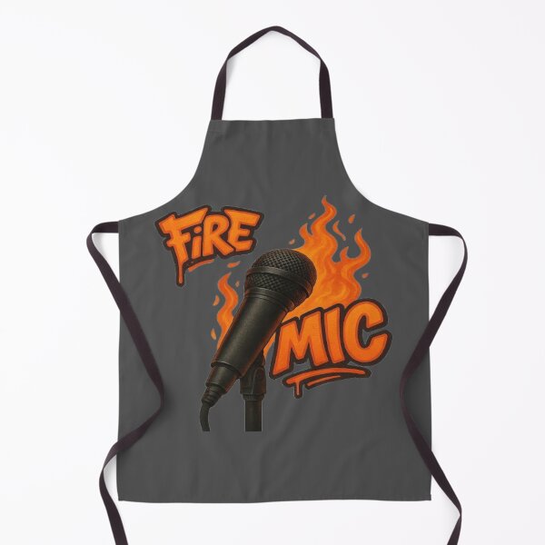 Item preview, Fire Mic – Street Art Graffiti Design designed and sold by matsu-oki.