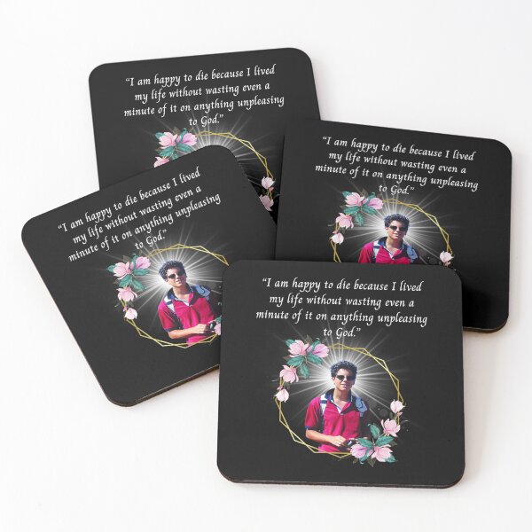 Item preview, Blessed Carlo Acutis Pray For Us First Millenial Saint Servant Of God Quote Gift designed and sold by RohanDaho.