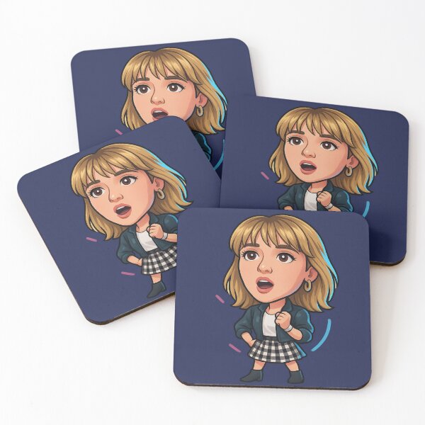 Item preview, Debbie Gibson Bobblehead Die-Cut Sticker designed and sold by CleverCulture.