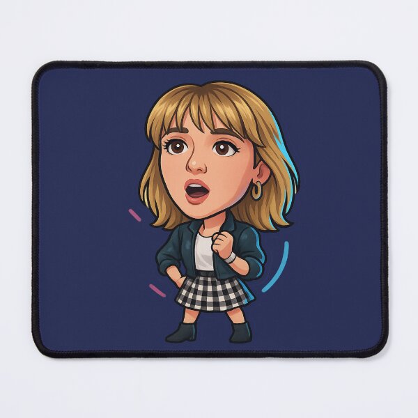 Item preview, Debbie Gibson Bobblehead Die-Cut Sticker designed and sold by CleverCulture.