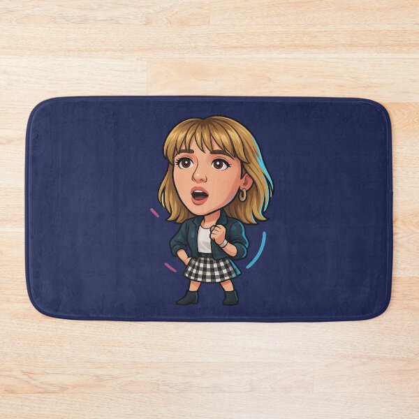 Item preview, Debbie Gibson Bobblehead Die-Cut Sticker designed and sold by CleverCulture.