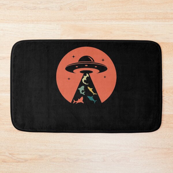 Item preview, Funny UFO shark lover humor UFO lover flying saucer designed and sold by snowry.