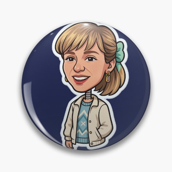 Artikelvorschau, Debbie Gibson Wackelkopf-Aufkleber, gestanzt entworfen und verkauft von CleverCulture.