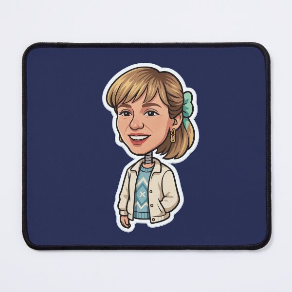 Item preview, Debbie Gibson Bobblehead Die-Cut Sticker designed and sold by CleverCulture.
