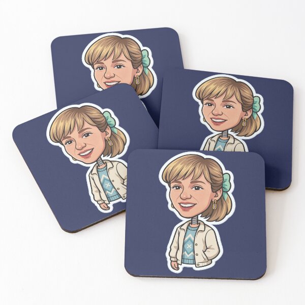 Item preview, Debbie Gibson Bobblehead Die-Cut Sticker designed and sold by CleverCulture.