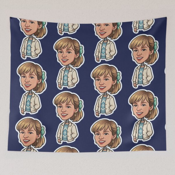 Item preview, Debbie Gibson Bobblehead Die-Cut Sticker designed and sold by CleverCulture.