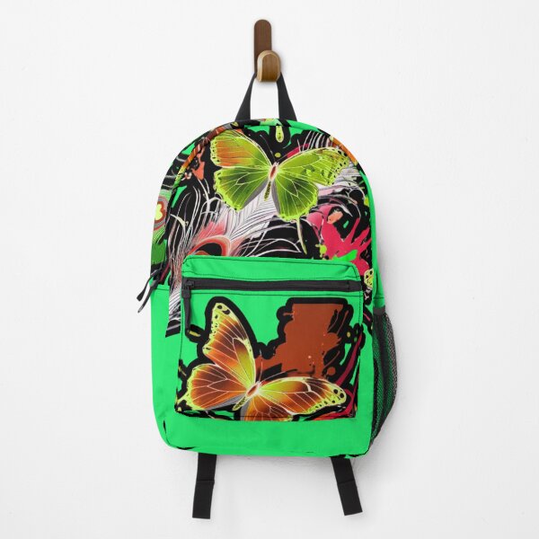 Item preview, “Butterfly Riot” – Neon Chaos Sticker designed and sold by Chaos2Art.