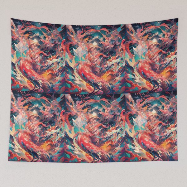 Item preview, Colorful Cosmic Whirlwind Vibrant Emotional Expressions Visual designed and sold by ART ATTACK ZONE.