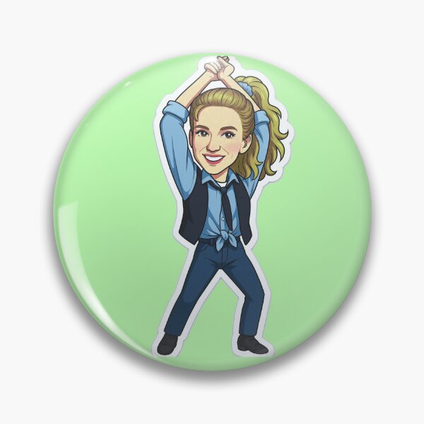 Artikelvorschau, Debbie Gibson Wackelkopf-Aufkleber, gestanzt entworfen und verkauft von CleverCulture.