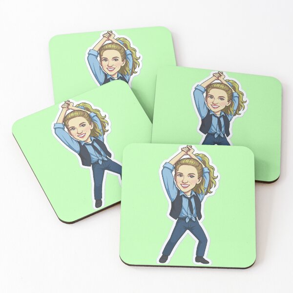 Item preview, Debbie Gibson Bobblehead Die-Cut Sticker designed and sold by CleverCulture.