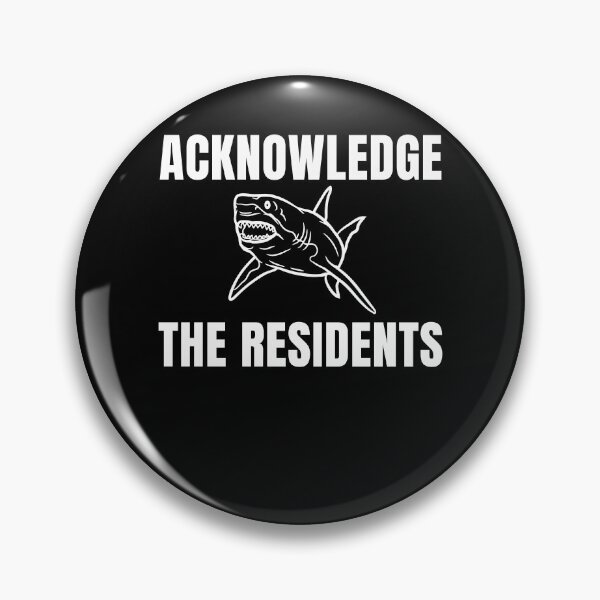 Item preview, Acknowledge the residents cool shark lover beach goer designed and sold by snowry.