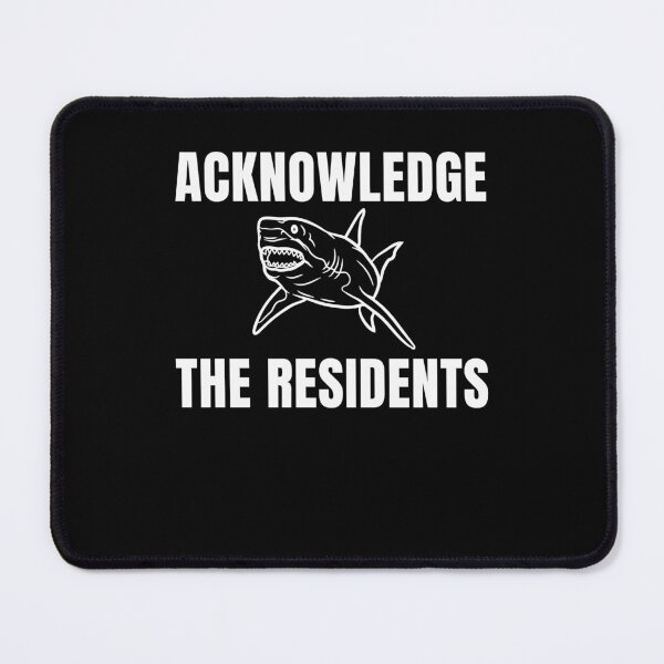 Item preview, Acknowledge the residents cool shark lover beach goer designed and sold by snowry.