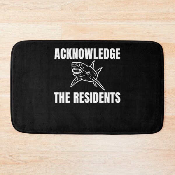 Item preview, Acknowledge the residents cool shark lover beach goer designed and sold by snowry.