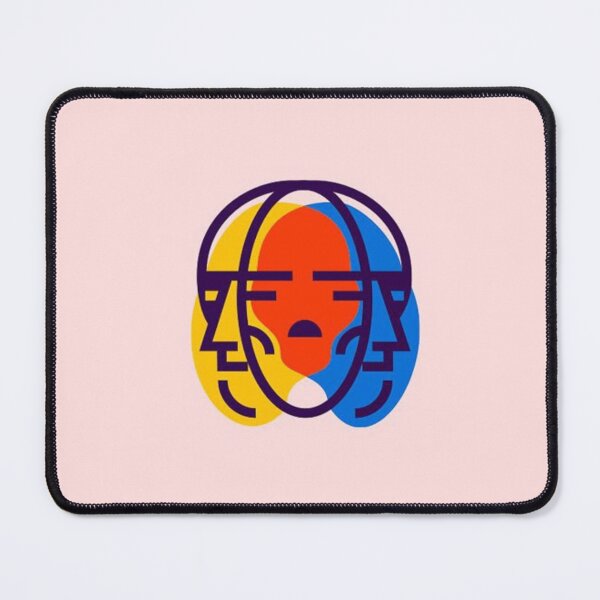 Item preview, Vibrant Colorful Face Logo – Artistic Head Design designed and sold by darkskinbender.