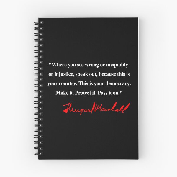 Item preview, Thurgood Marshall - This is your democracy. Make it. Protect it. Pass it on. designed and sold by Thelittlelord.