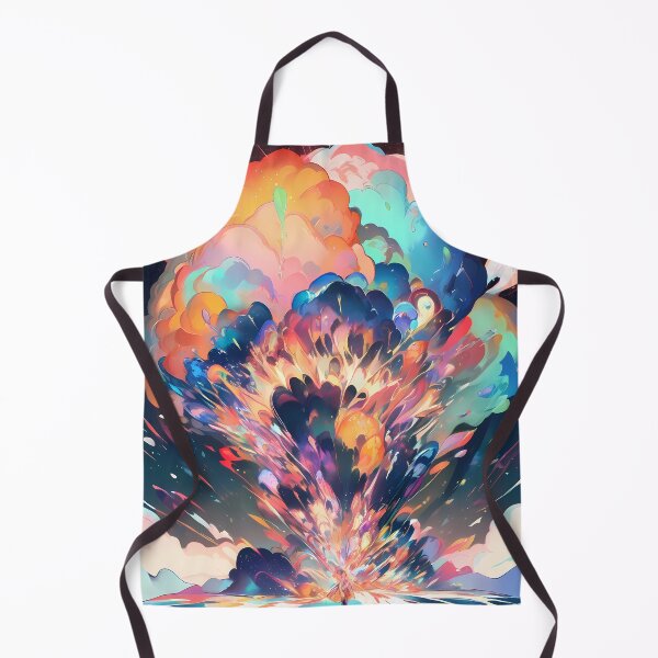 Item preview, Waves Colorful Cosmic Whirlwind Vibrant Emotional Expressions Visual designed and sold by ART ATTACK ZONE.