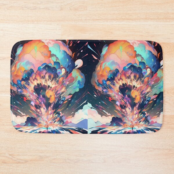 Item preview, Waves Colorful Cosmic Whirlwind Vibrant Emotional Expressions Visual designed and sold by ART ATTACK ZONE.