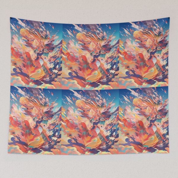 Item preview, Clouds Colorful Cosmic Whirlwind Vibrant Emotional Expressions Visual designed and sold by ART ATTACK ZONE.