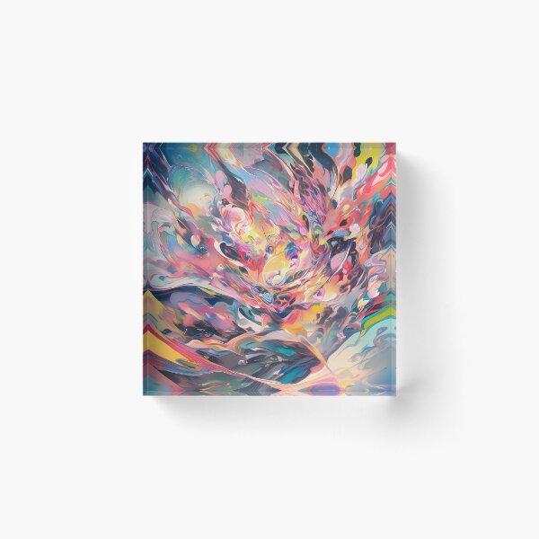 Item preview, Drops Colorful Cosmic Whirlwind Vibrant Emotional Expressions Visual designed and sold by ART ATTACK ZONE.