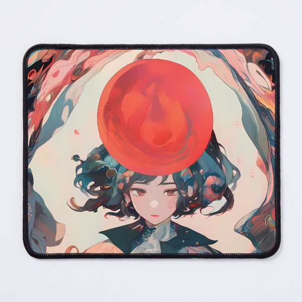 Item preview, Her Colorful Cosmic Whirlwind Vibrant Emotional Expressions Visual designed and sold by ART ATTACK ZONE.