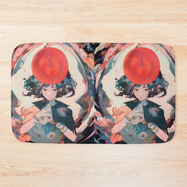 Item preview, Her Colorful Cosmic Whirlwind Vibrant Emotional Expressions Visual designed and sold by ART ATTACK ZONE.