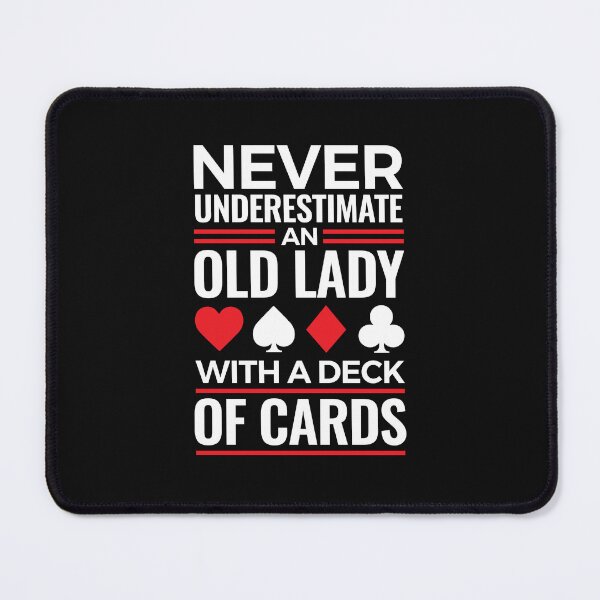 Item preview, Bridge Player Grandma Never Underestimate An Old Lady with a Deck of Cards designed and sold by jaygo.