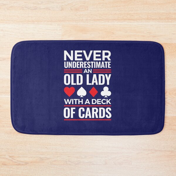 Item preview, Bridge Player Grandma Never Underestimate An Old Lady with a Deck of Cards designed and sold by jaygo.