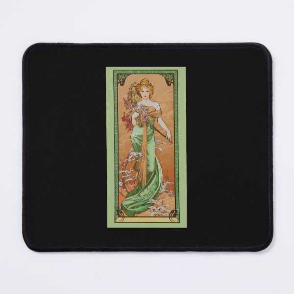 Item preview, Alphonse Mucha (1860  1939) The Seasons Spring designed and sold by mayorkora.