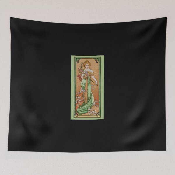 Item preview, Alphonse Mucha (1860  1939) The Seasons Spring designed and sold by mayorkora.