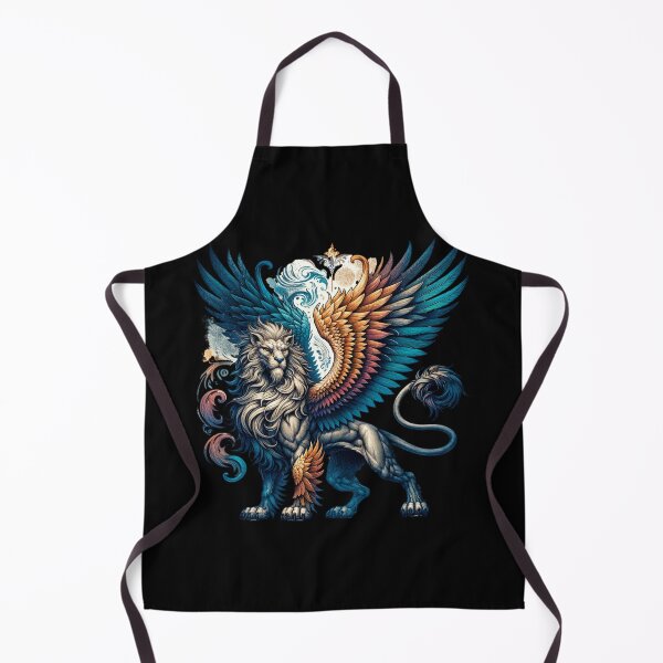 Item preview, Majestic Griffin Mythical Creature – Fantasy Lion Eagle Hybrid Art designed and sold by AnalajiaDesigns.